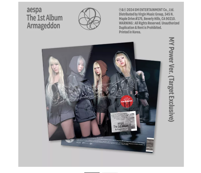 Armageddon-The 1st Album (My Power Ver.) (Tg) by Aespa (CD, 2024