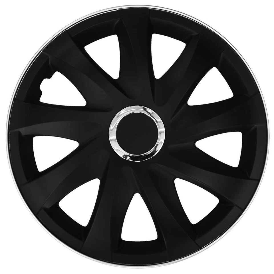 Radkappen 13 Zoll 4x NRM DRIFT in Schwarz Matt Radzierblende Radkappe - Bild 1 von 1