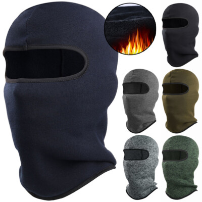 #ad Balaclava Winter Ski Mask Cold Weather Windproof Fleece Face Mask for Men Women $3.99