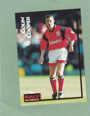 COLIN COOPER NOTTINGHAM FOREST MERLIN ULTIMATE PREMIER LEAGUE KARTEN 1995-96