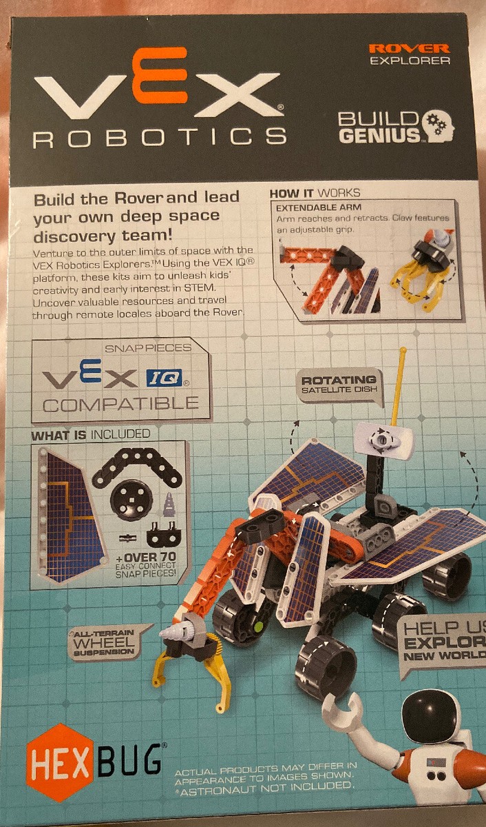 HEXBUG Rover Explorer Vex Robotics Build Genius
