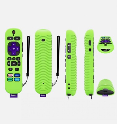 TCL 2021 Roku Voice Remote Pro Protective Shell Shockproof Remote Soft Silicone