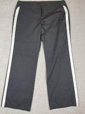 Vintage Y2K Nike Pants Women s Size L Windbreaker Track Gray Wide Leg Baggy