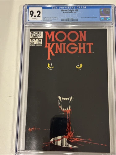Moon Knight #29 (Marvel Comics March 1983) 🔥🔥🔥🔥CGC 9.2
