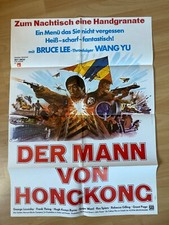 Filmposter * Kinoplakat * A1 * Der Mann von Hongkong * EA 1975 * Wang Yu