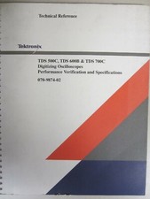 Tektronix TDS 500C, 600B, 700C Digitizing Oscilloscope Technical Reference