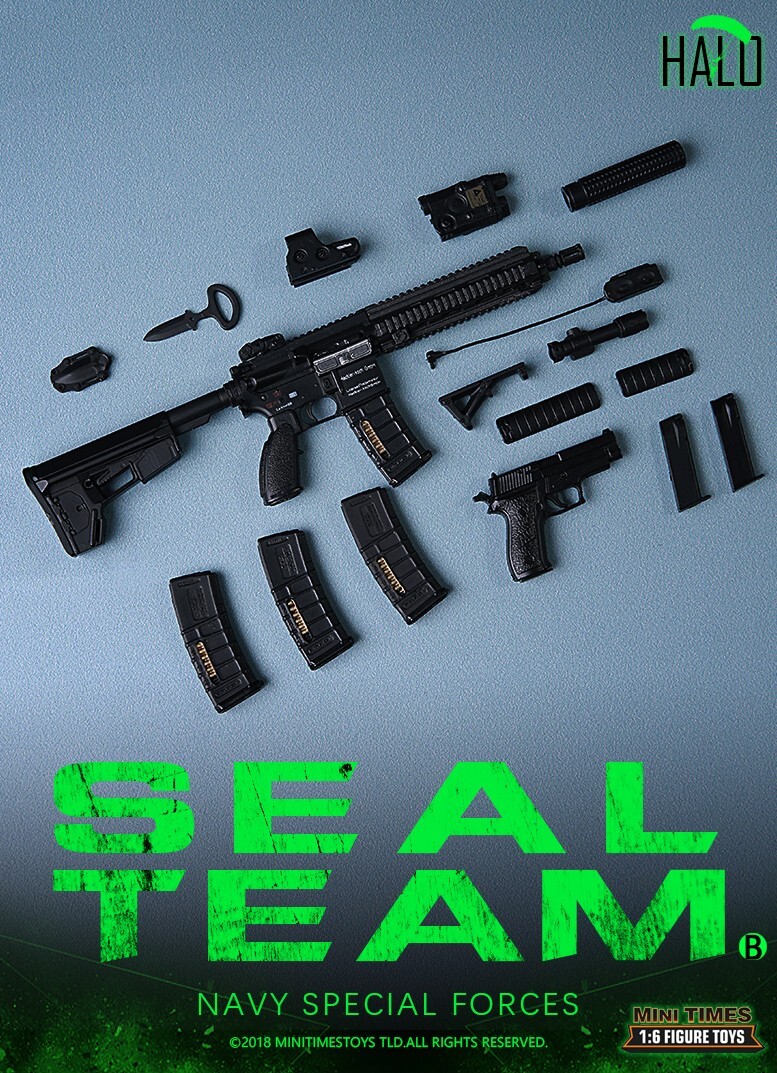 Mini Times toys 1/6 M013 Navy Special Forces Seal Team HALO w/ K-9