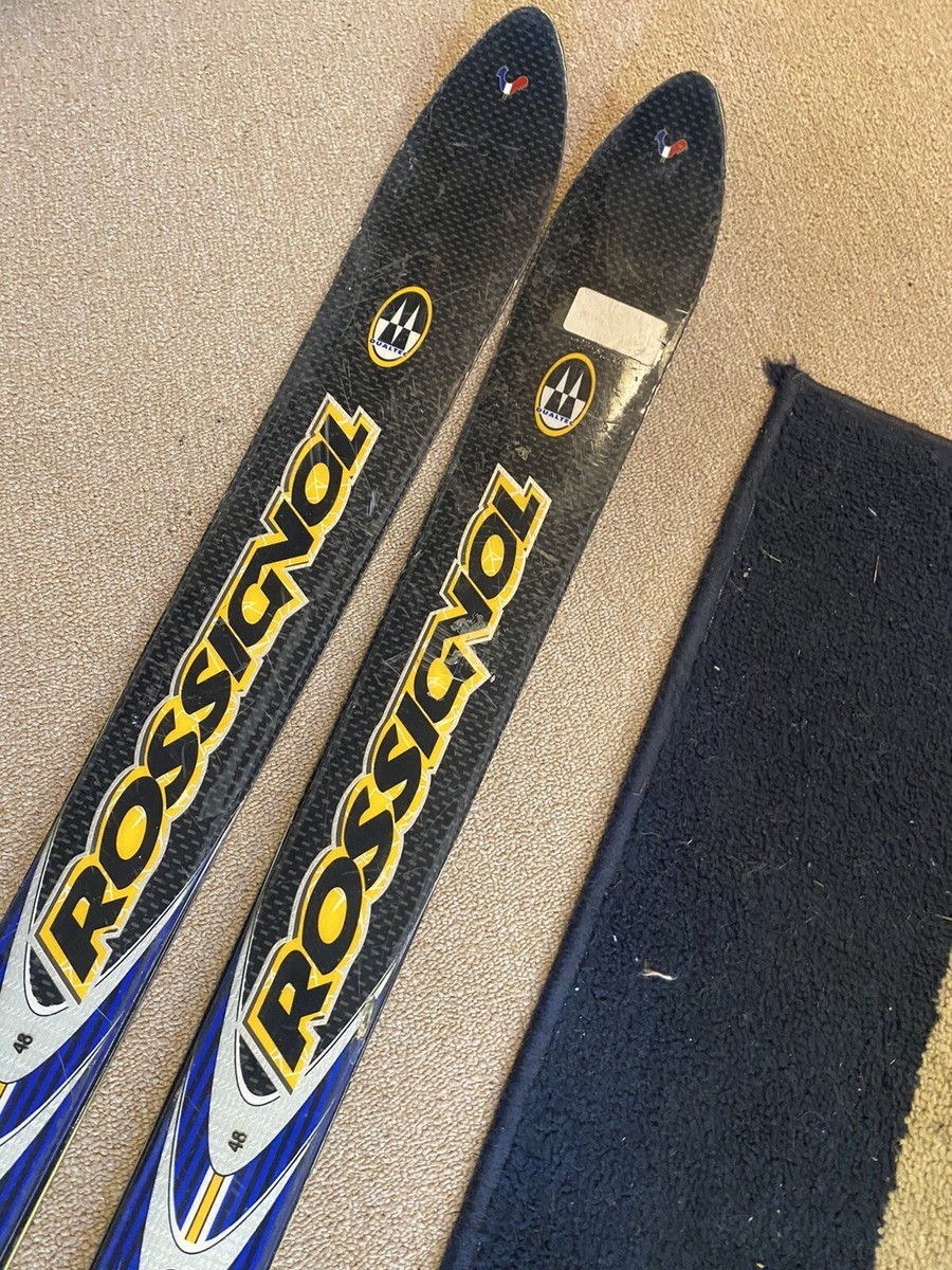Vintage Rossignol Energy 191cm Skis, Retro / Fluorescent Yellow