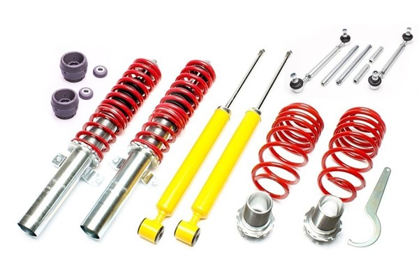 TA Technix Gewindefahrwerk VW Polo 6R Audi A1 Ibiza 6J +Koppelstangen +Domlager-image