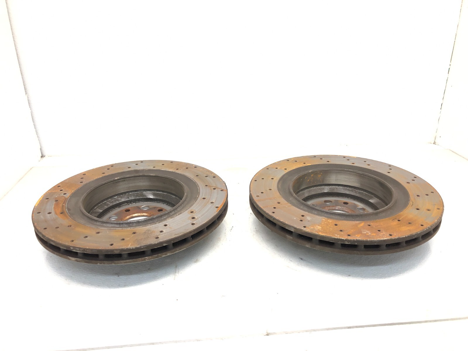 2014-2024 MASERATI GHIBLI S QUATTROPORTE REAR BRAKE DISC ROTOR SET X2 OEM