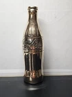 Vintage Brass Coca Cola Coke Bottle Paperweight Vase Collectible Figurine 7.5"