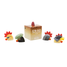 CS:GO Series 1 Chicken Heads Blind Box Vinyl Figure CSGO Valve Steam csgo pins
