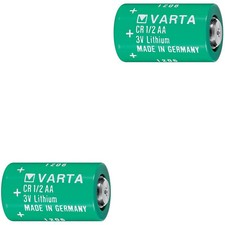 2 x 1/2 AA VARTA Lithium Battery 6127 CR1/2AA 3v 
