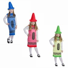 Crayon Costume For Kids - Crayola Tunic For Girls And Boys By Dress Up America