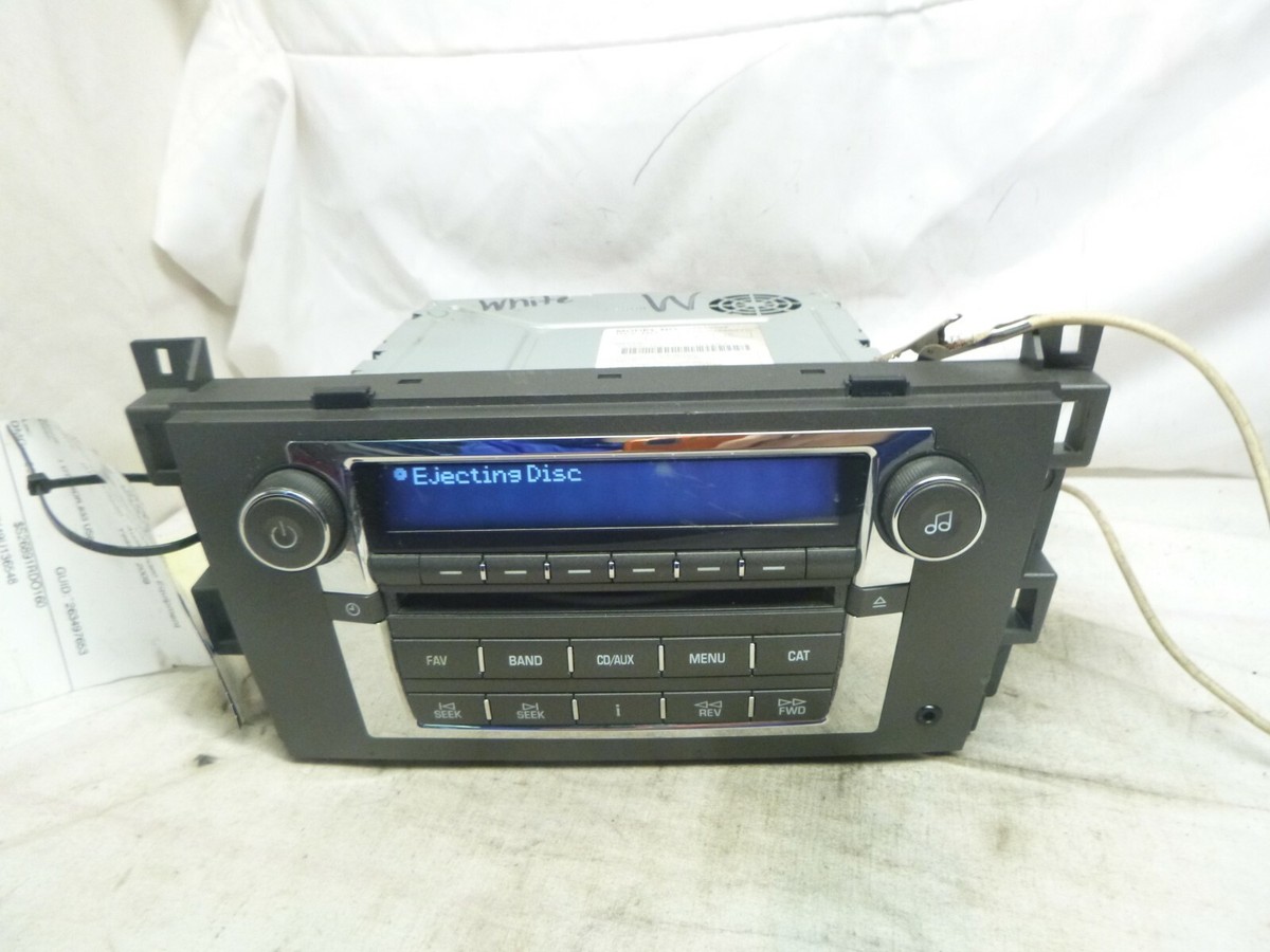 09 10 11 Cadillac DTS Radio Cd Mp3 Player OEM 25849388 FMY03