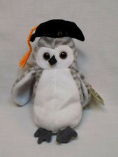 Ty Beanie Babies Wiser the Graduation Owl Class of 1999 Baby Free Shipping 