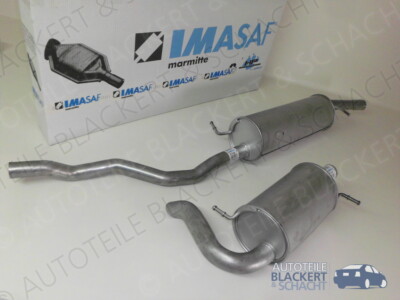 IMASAF Auspuffset ab Kat für Ford Galaxy WGR 2.3 16V BJ97-06|Mitteltopf +Endtopf