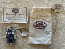 Ganz Cottage Collectibles 3" Miniature Jointed Bear STEVE #CC7206