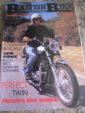 BRITISH BIKE MECHANICS MAGAZINE DEC 1989 DOUGLASES RESTORED NORMAN SCRAMBLE BONN