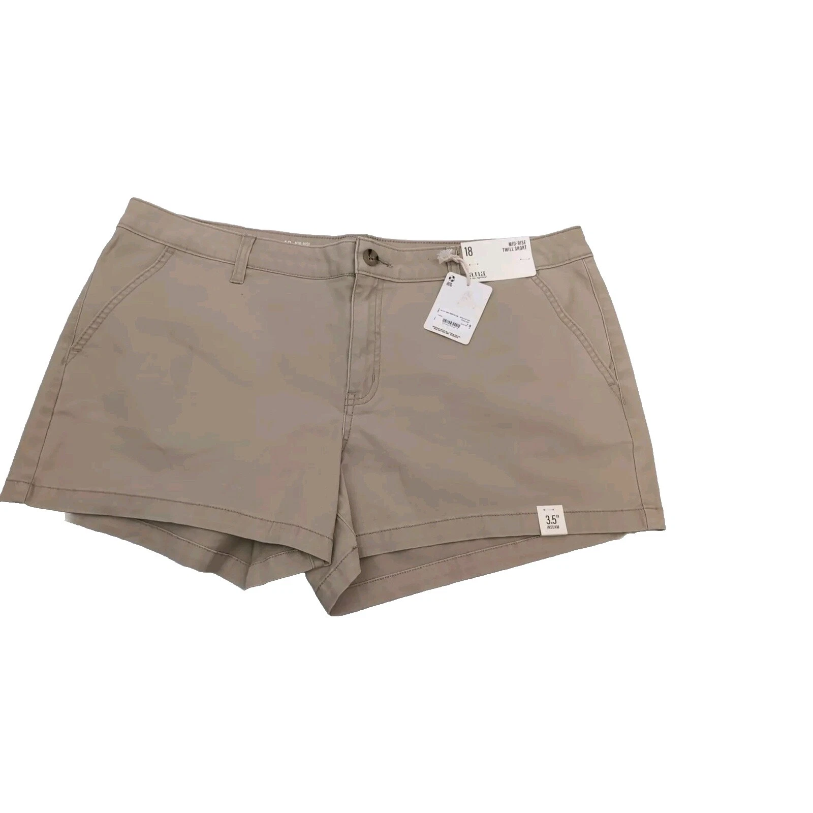 A.N.A Pantalones Cortos de mezcla de algodón para mujeres