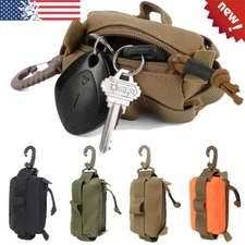 Tactical Molle Waist Pouch Military Key Coin Purse Outdoor EDC Belt Pack Bag