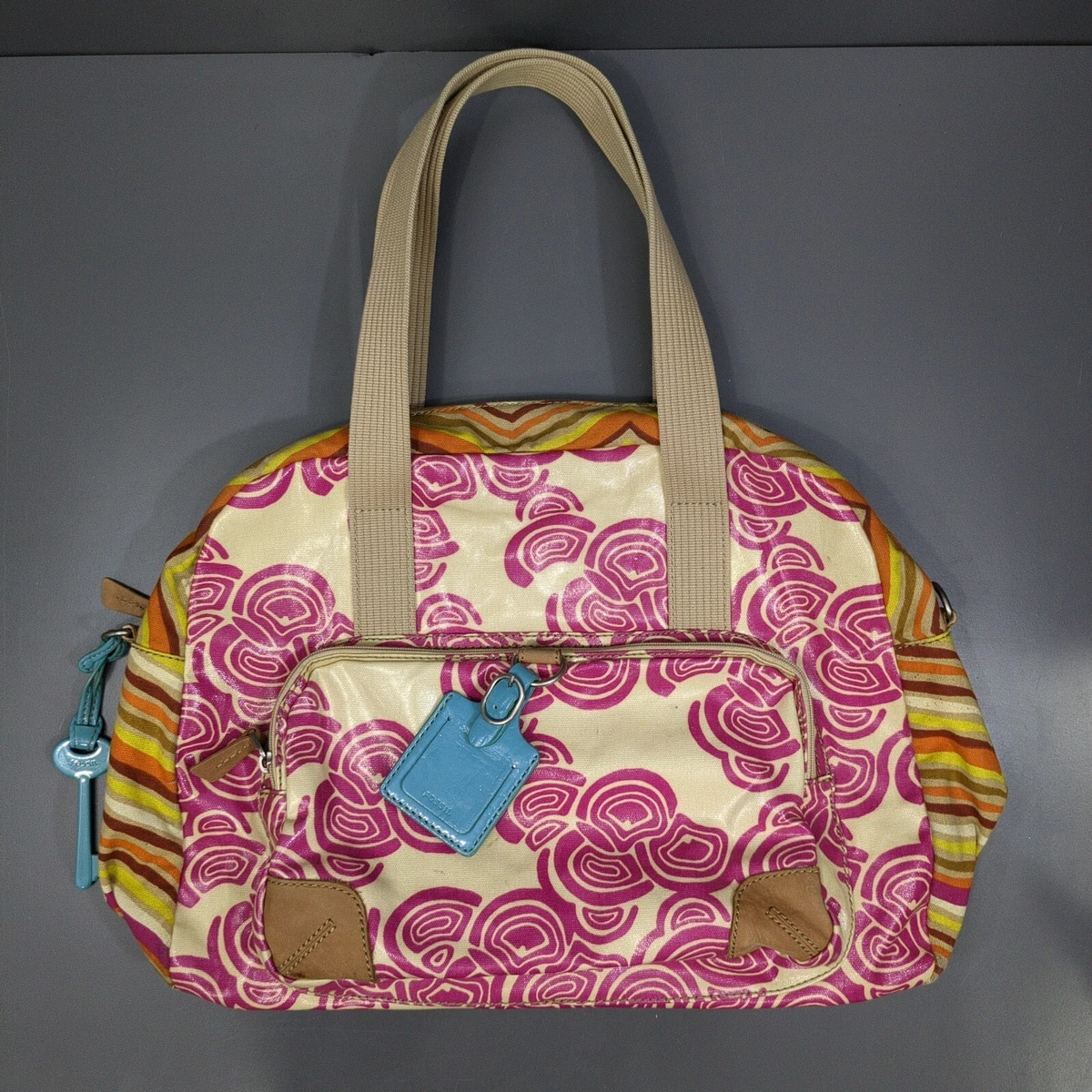 Fossil duffle bag womens cheap