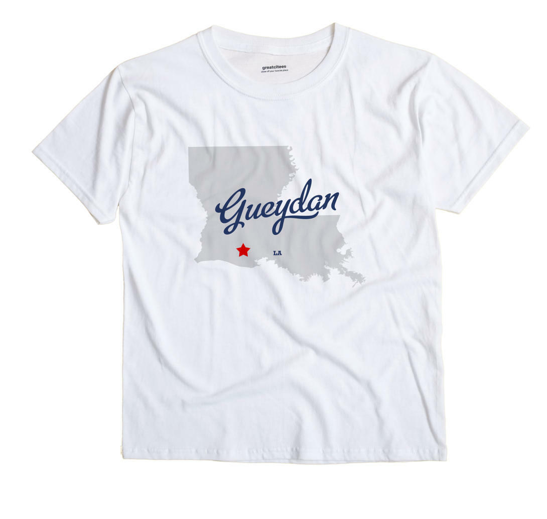 Gueydan Louisiana LA TShirt MAP eBay