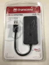 Transcend USB 3.0 4-Port Hub TS-HUB3K Black 