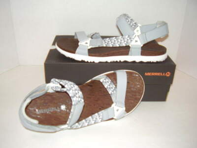 NEW MERRELL AROUND TOWN SUNVUE WOVEN BACKSTRAP SANDALS HIGH RISE 9M