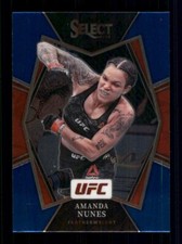 2022 Panini Select Premier Level Retail Blue AMANDA NUNES #193  Featherweight