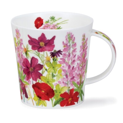 Dunoon Cottage Border pink Jumbo 0,48l Teetasse Mug Kaffeebecher Cairngorm