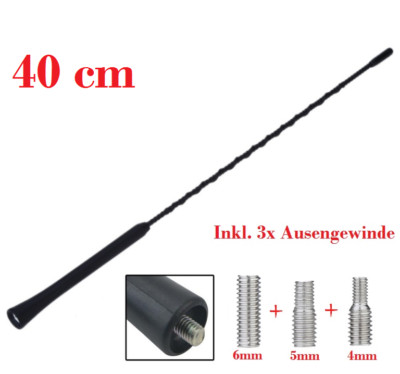 Auto Kurzstabantenne 40cm Dachantenne Stab Antenne Mini Cooper Clubman S One R F