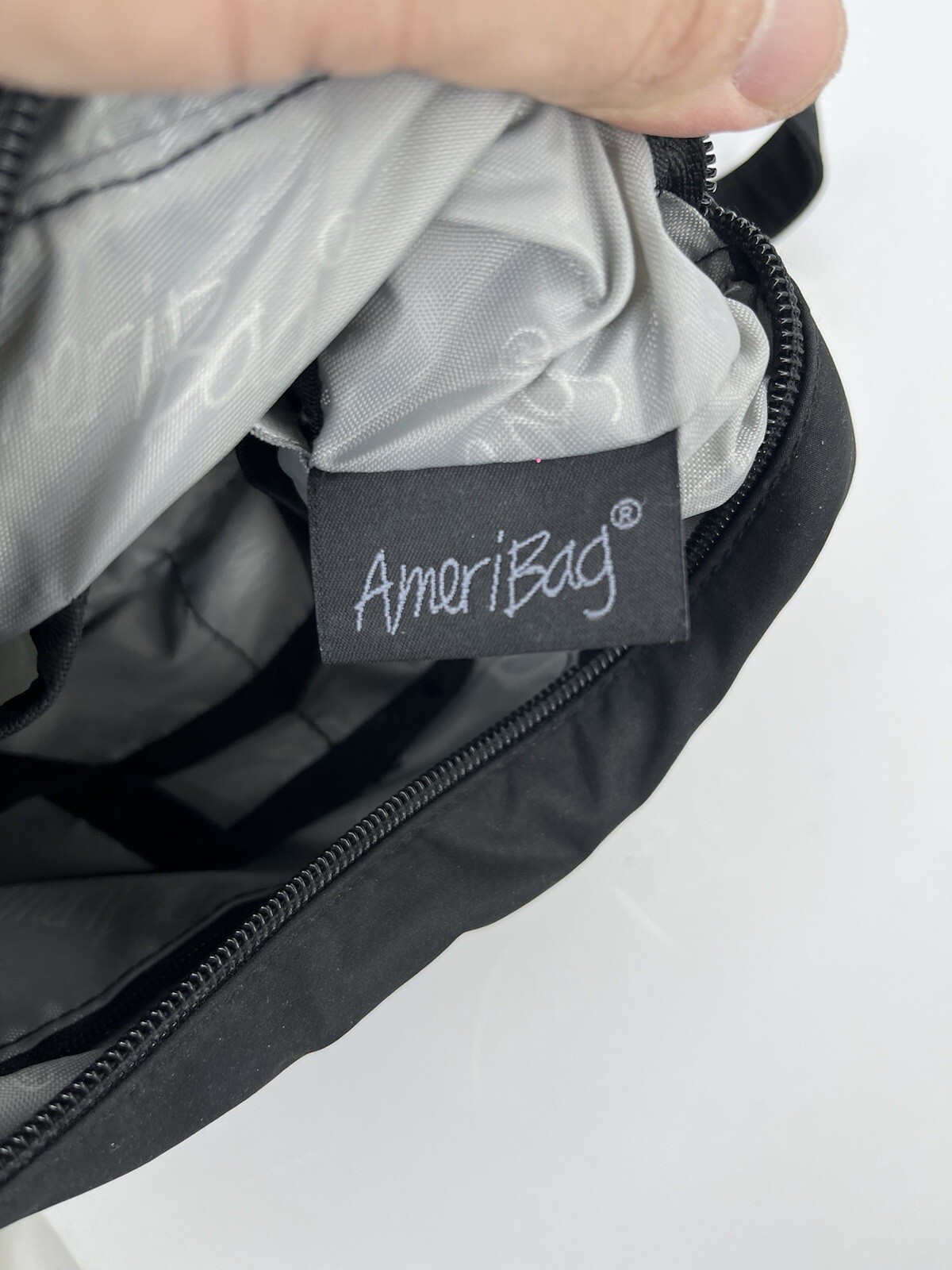 Ameri Nylon Healthy Mini Shoulder Bag Solid Black… - image 20