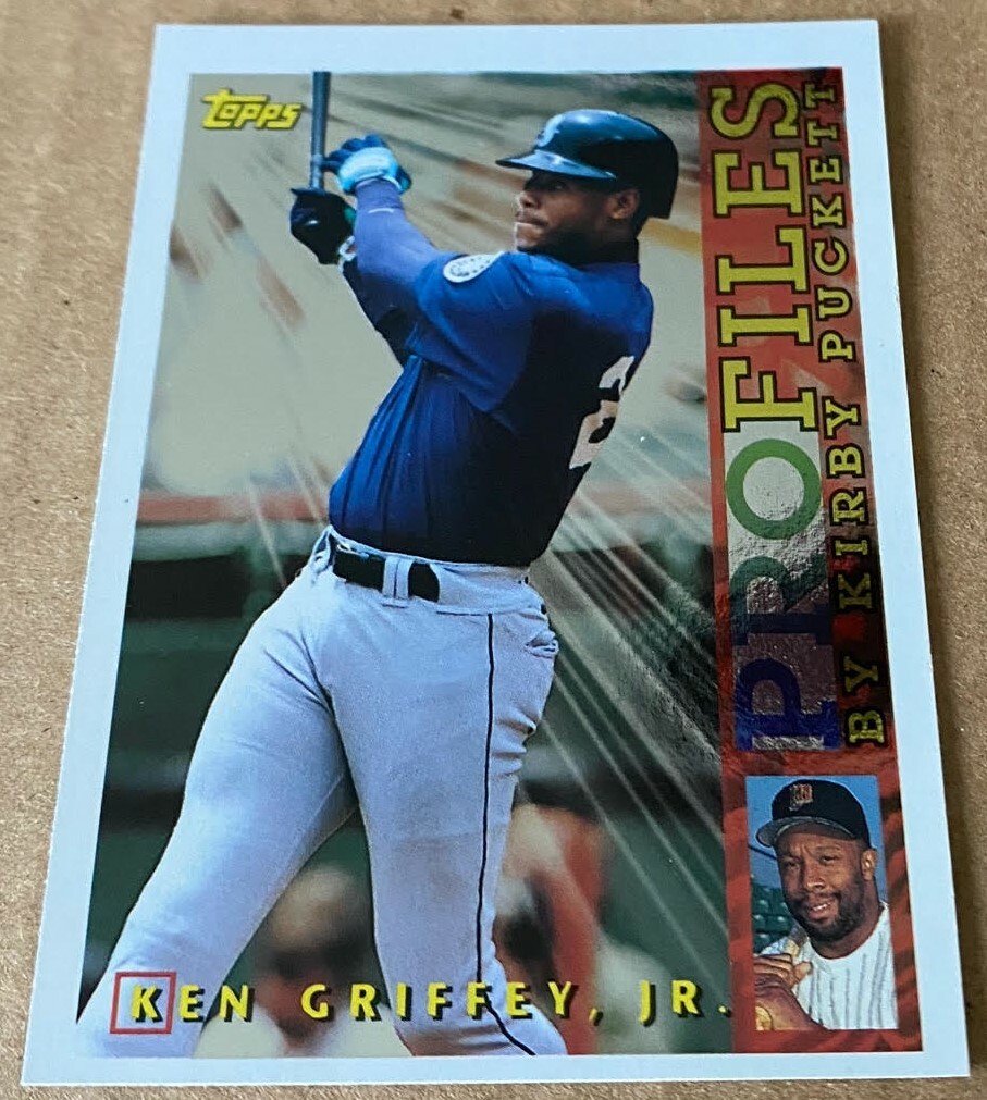 KEN GRIFFEY JR. HOF1996 TOPPS PROFILES By K.PUCKETT Card #AL-05 NM