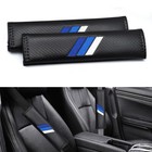 2pcs for Toyota Accessories Blue Embroidered Safety Seat Belt Shoulder Pad Cover