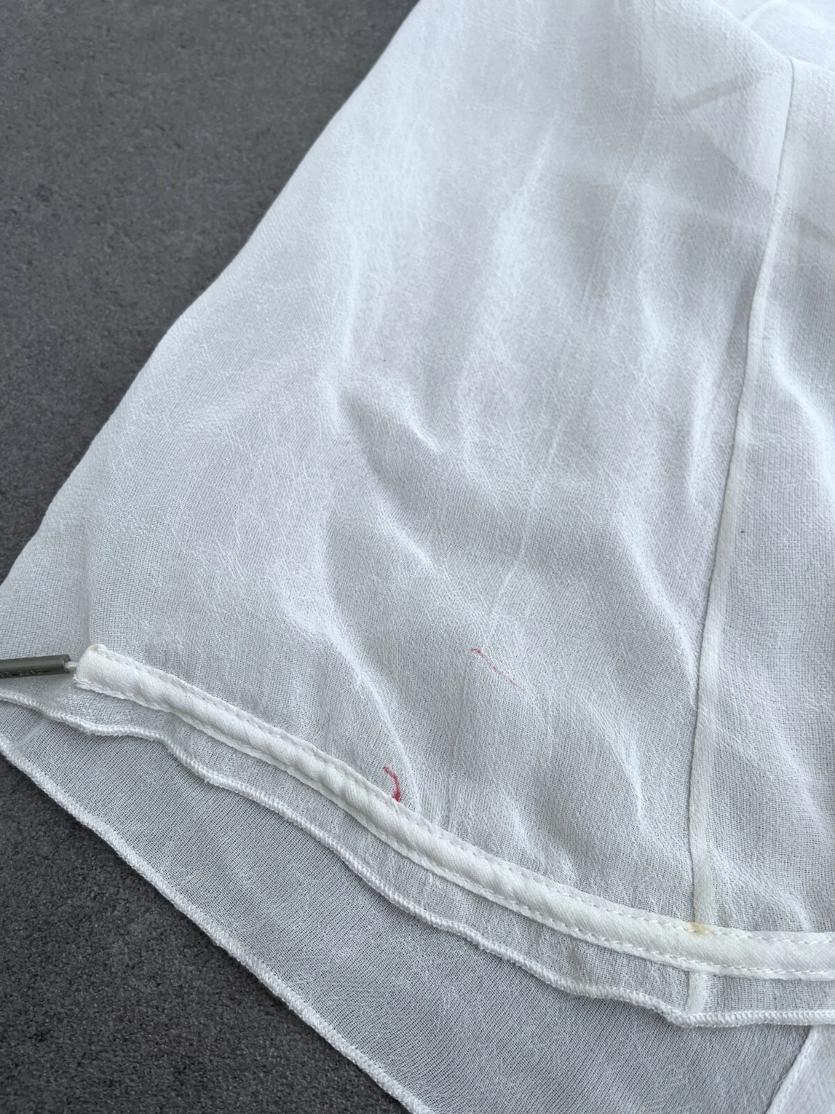 Stunning Women's ANNETTE GORTZ Layered Lagenlook Avant Garde Jacket Coat White M - product detail image 19