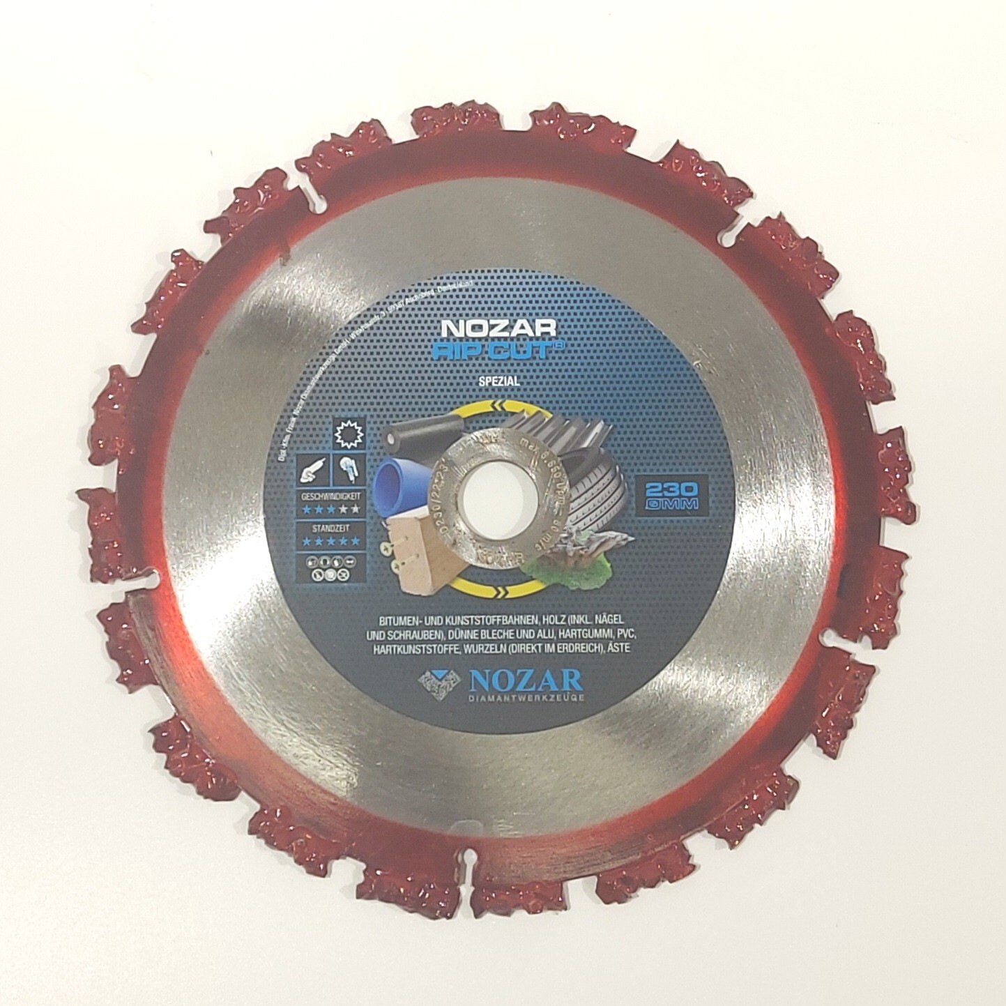 Nozar Trennscheibe Hartmetallscheibe Rip Cut 230x22 23mm 6702164 
