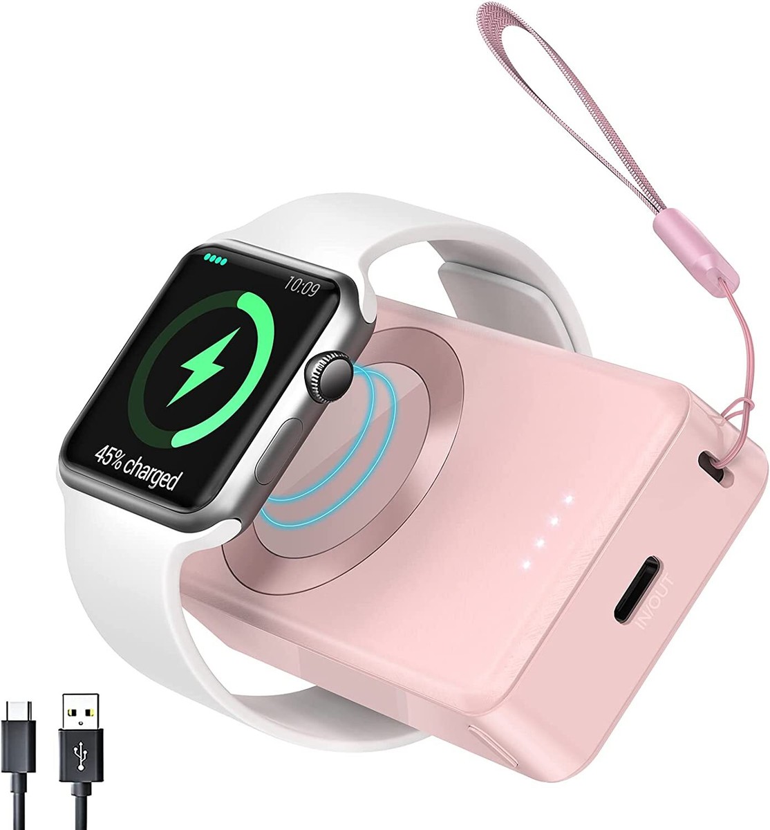 Wireless Magnetic Battery Pack For Apple Watch Series Charger