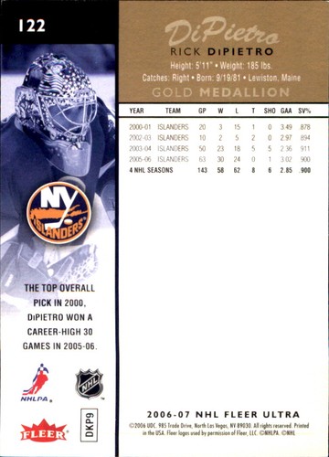 2006-07 Fleer Ultra NHL Hockey SPs RCs Inserts Stars VOUS CHOISISSEZ 🥅🏒 Upper Deck - Photo 145 sur 249