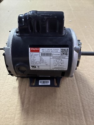 Dayton 4Vag4bg Capacitor-Start Belt Drive Motor, 1/4 Hp, 48Y Frame,