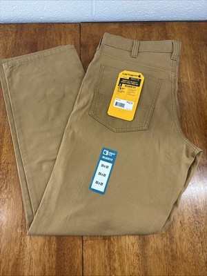 Carhartt Men's Rugged Flex Relax Fit Canvas 5-pocket Work Pants 33x32 BN2517-M