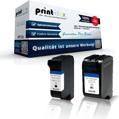 2x Austausch Tintenpatronen für HP OfficeJet-Pro 1170 C 4 Generation Pro