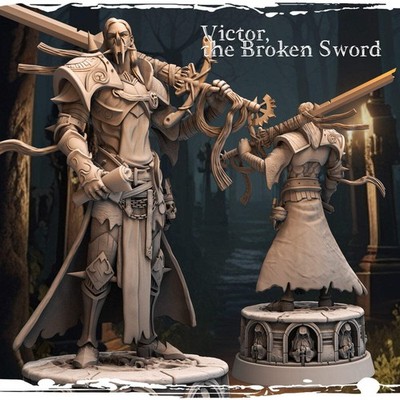 Monolith Arts - Marked by Darkness II - Victor - 75mm Pin Up/Figur/Modell/Dioram