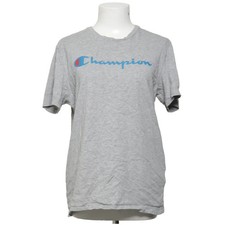 Champion, T-shirt, Größe: M, Grau, Baumwolle, Print, Damen #MCJ