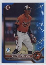 2022 Bowman Draft 1st Edition Blue Foil 143/150 Maikol Hernandez #BD-106 0su2