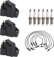 Ignition Coils & Spark Plug & Wires For 99-09 Chevy Impala Buick Regal 3.8L DR39