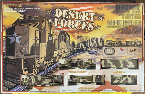 BACHMANN HO #00654 - Fuerzas del Desierto - Juego de tren militar | Zustand: New