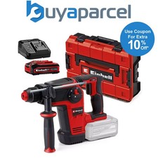 Einhell Professional 18v Cordless Brushless SDS Hammer Drill 26mm + 4AH Kit 