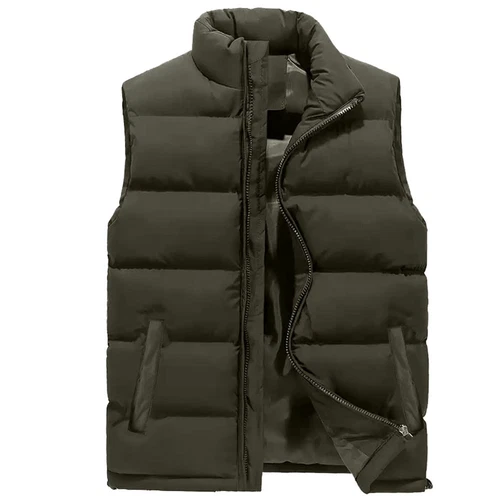 Men’s Waterproof Puffer Bomber Jacket – Casual Autumn Lightweight Polyester Coat image 7