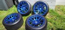Esr Cs8 Wheelset 18 X 10.5 18x9.5 5x114.3 Mustang Rims Tires 295-35-18